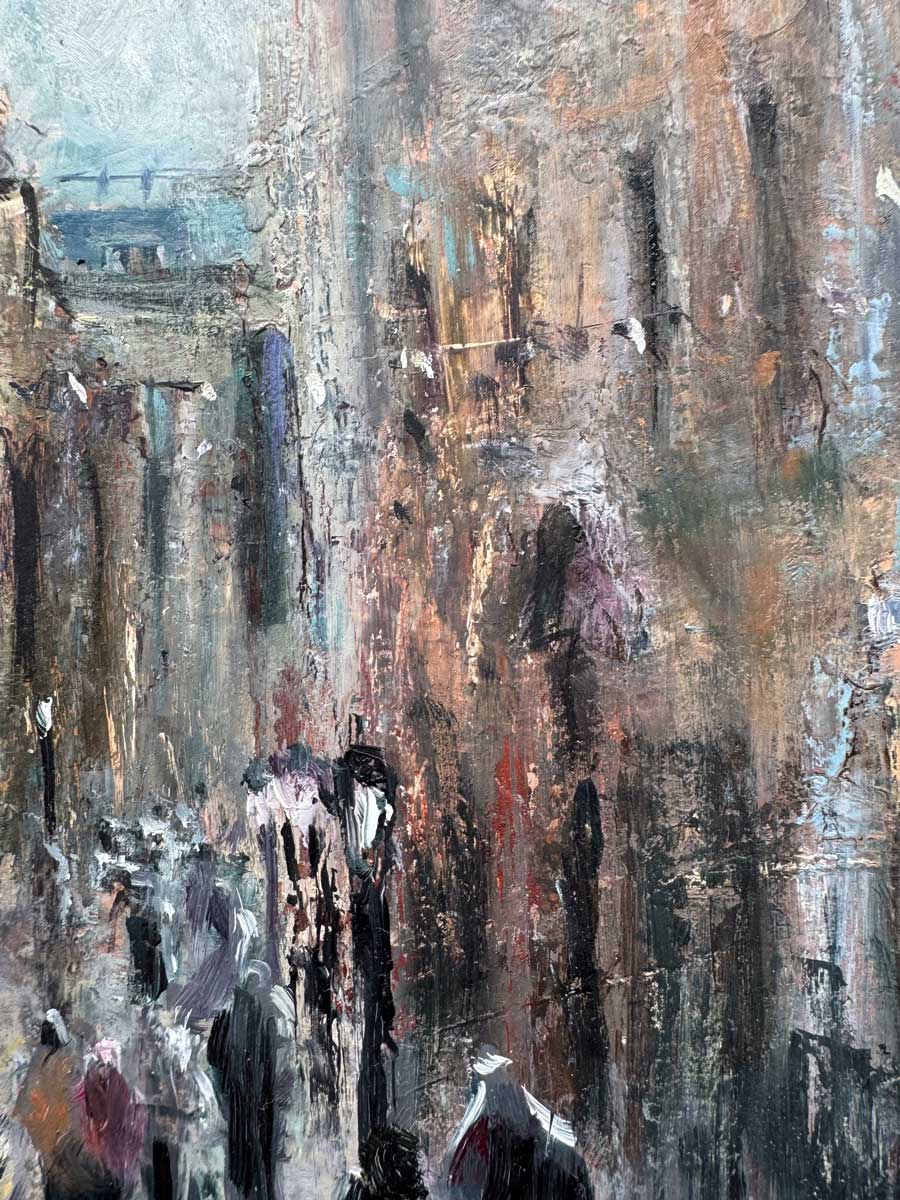 Crossing the Quarter Dublin Emily McCormack artist - original oil painting