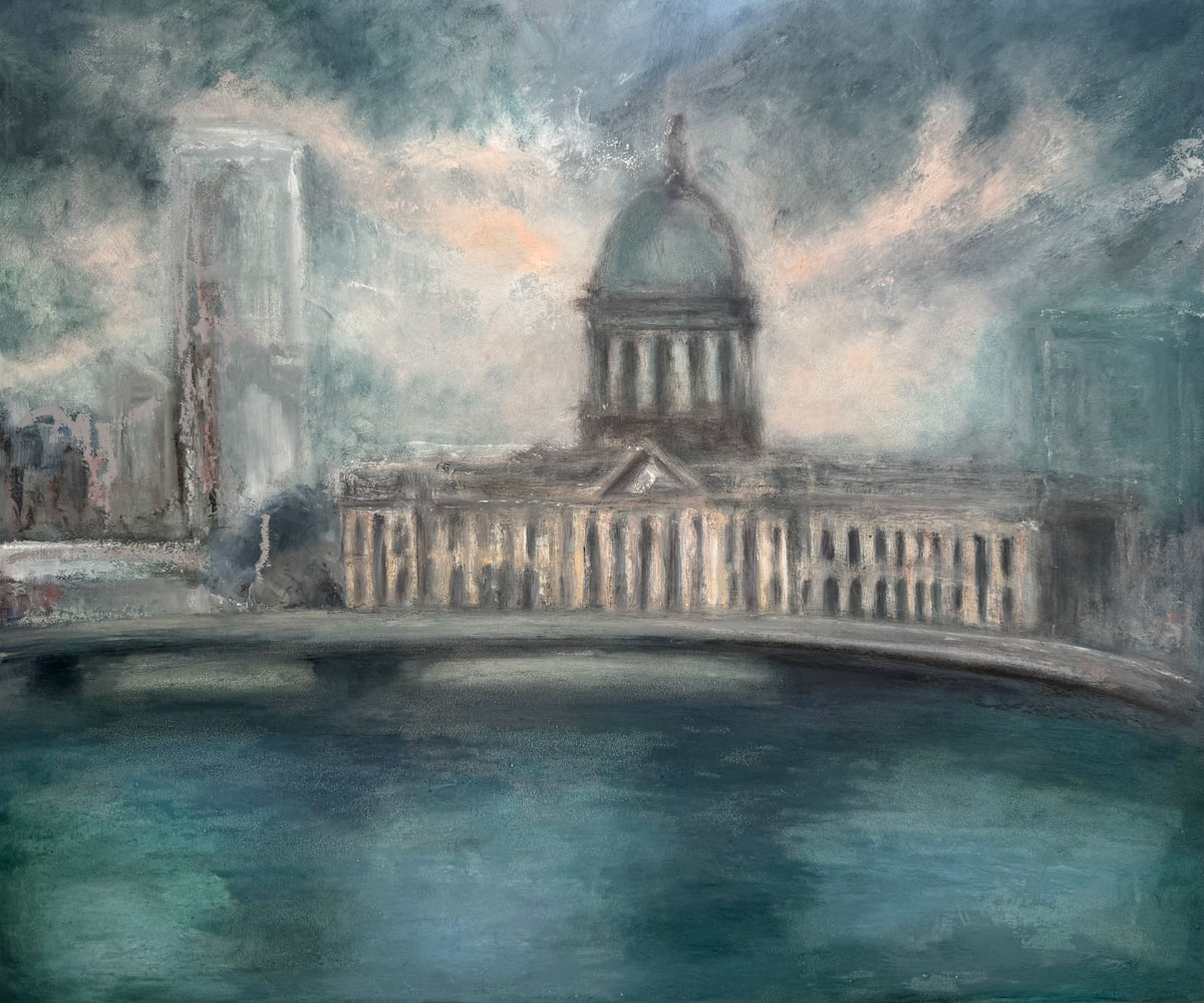 Custom House Dublin - Cityscape art by Emily McCormack