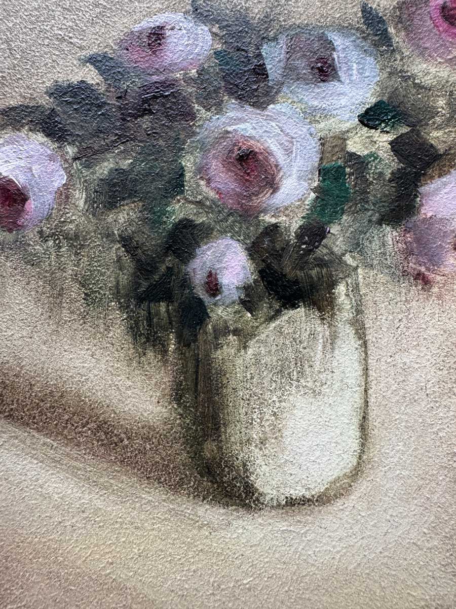 Stillness, 1976 - Original floral oil painting - Emily McCormack