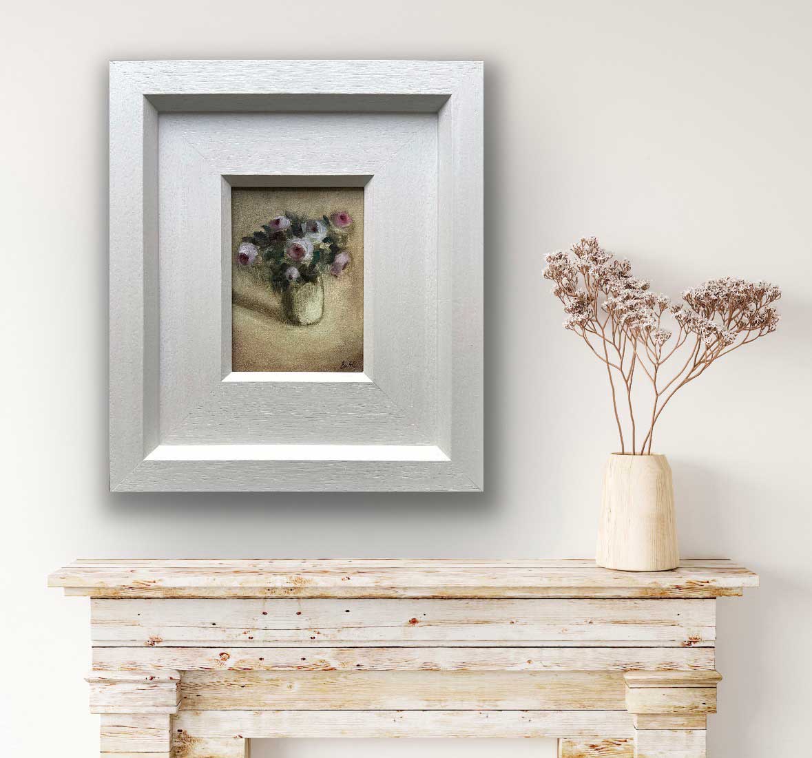 Stillness, 1976 - Original floral oil painting - Emily McCormack