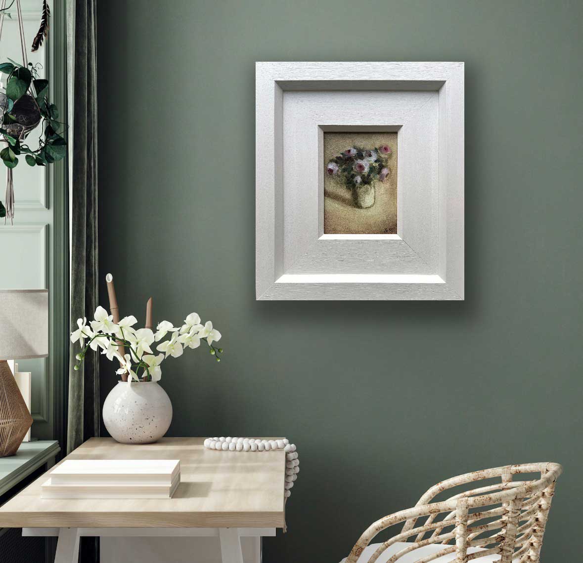 Stillness, 1976 - Original floral oil painting - Emily McCormack
