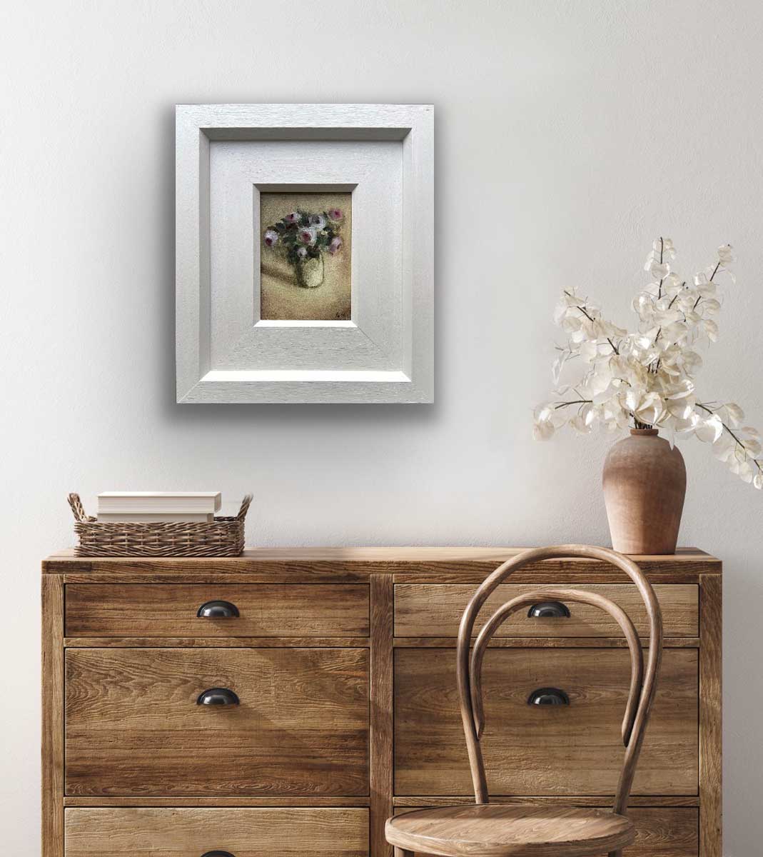 Stillness, 1976 - Original floral oil painting - Emily McCormack