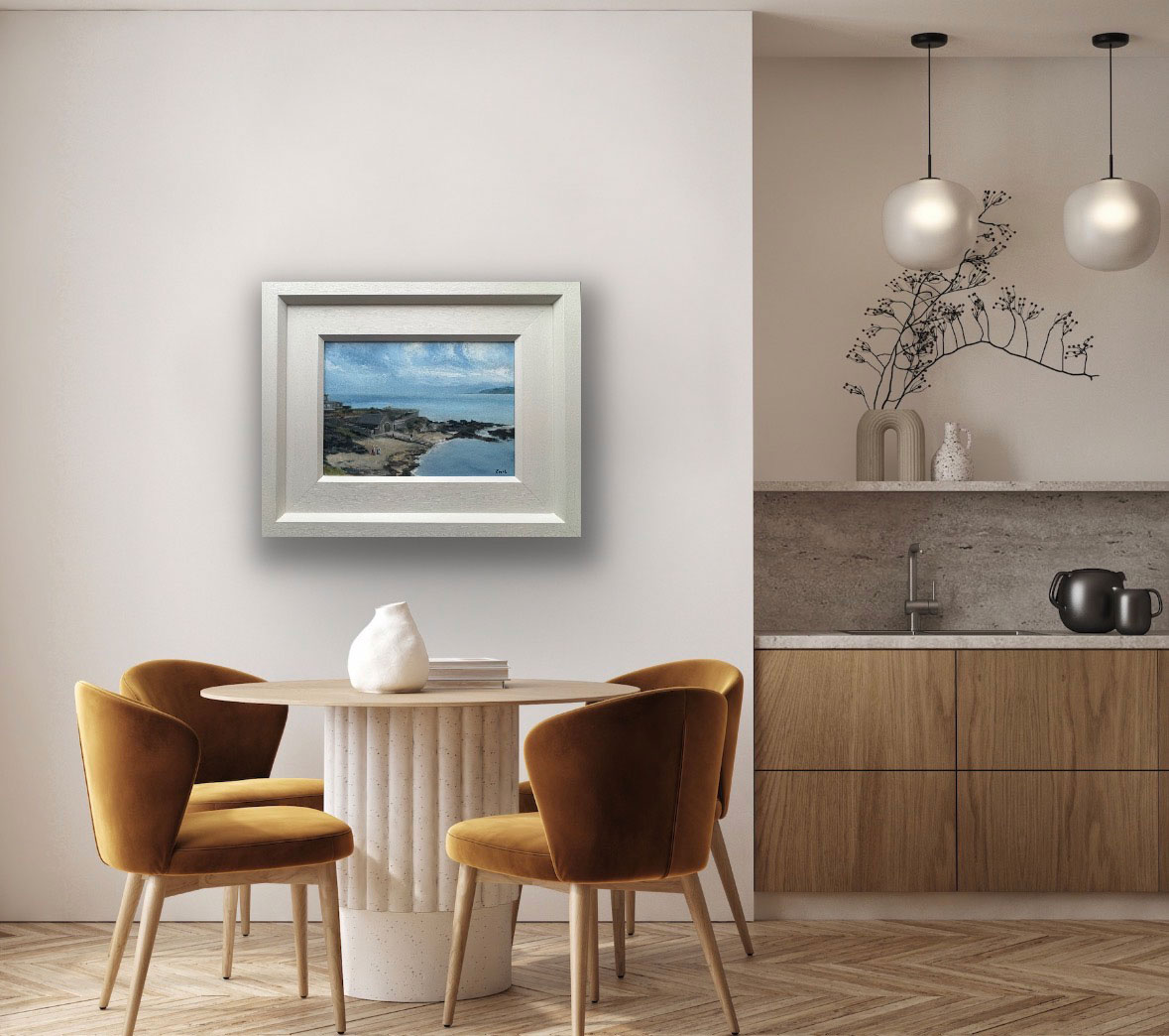 A Day That Was Ours - Tower Beach - Portrane - Co. Dublin - Seascape shown in dining room - Emily McCormack
