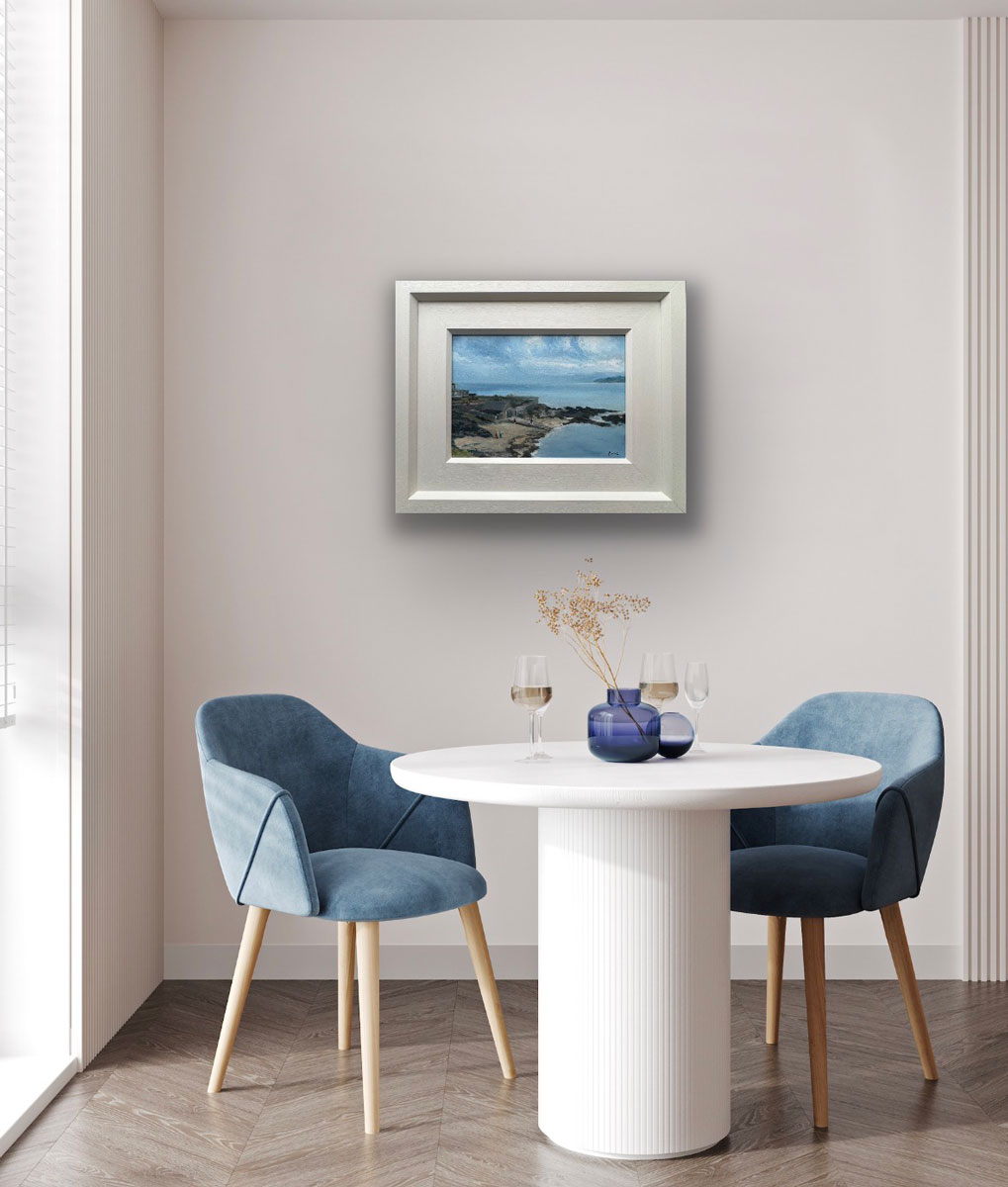 A Day That Was Ours - Tower Beach - Portrane - Co. Dublin - Seascape shown in seating area - Emily McCormack
